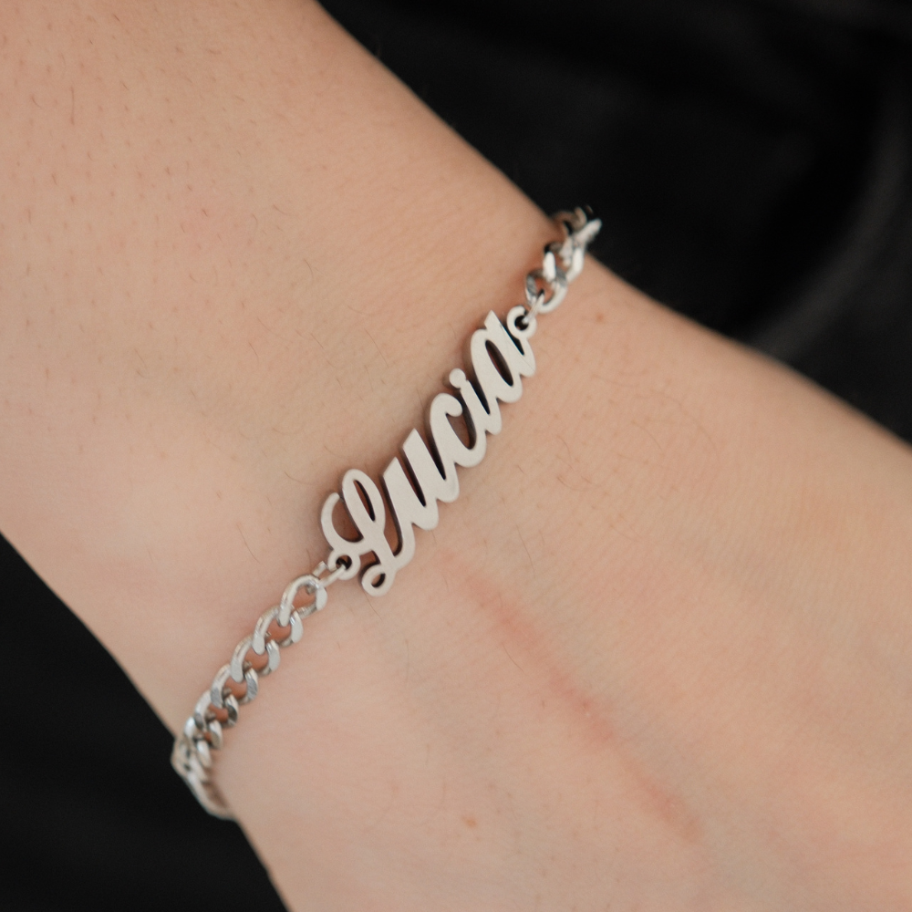 Bracciale Essenziale Nome Personalizzato