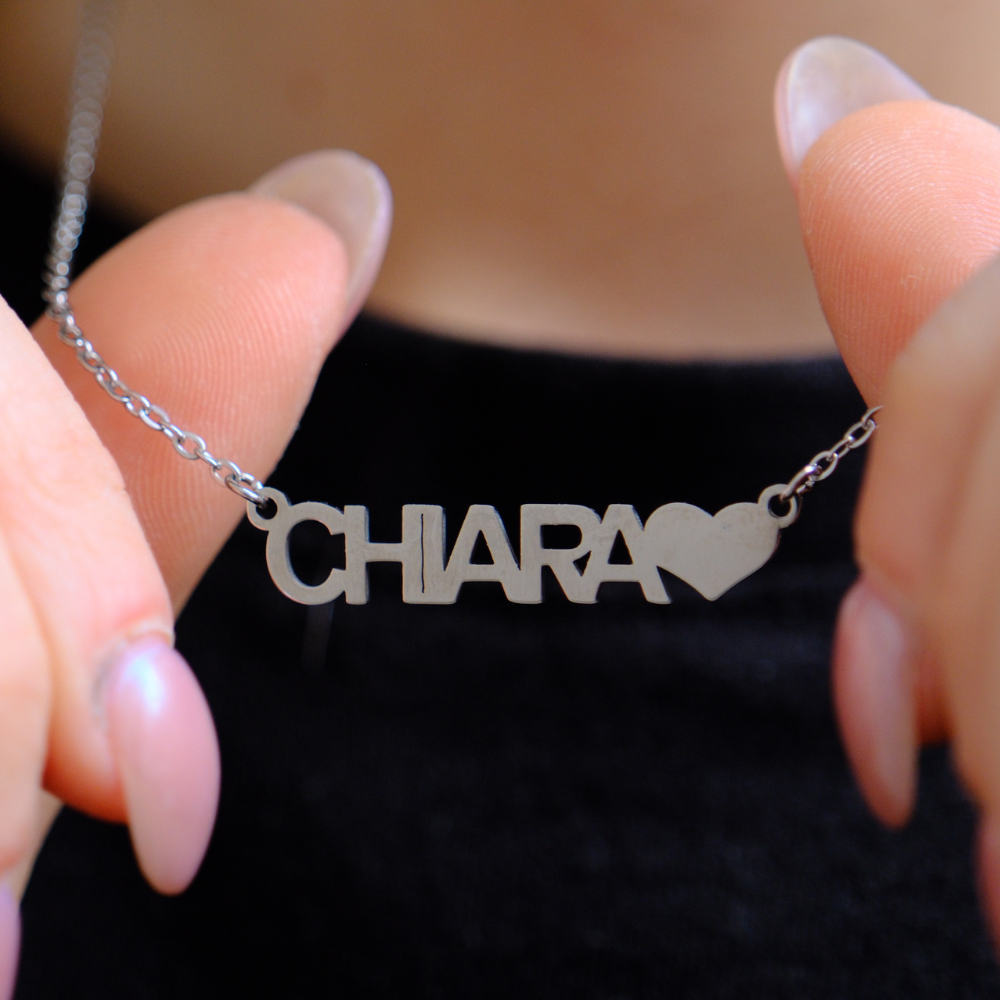 Collana Essenziale Nome Personalizzato