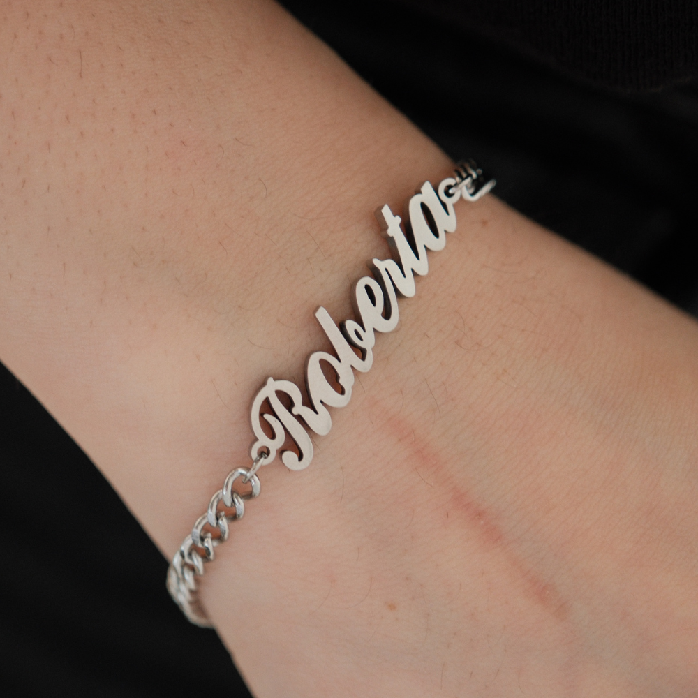 Bracciale Essenziale Nome Personalizzato