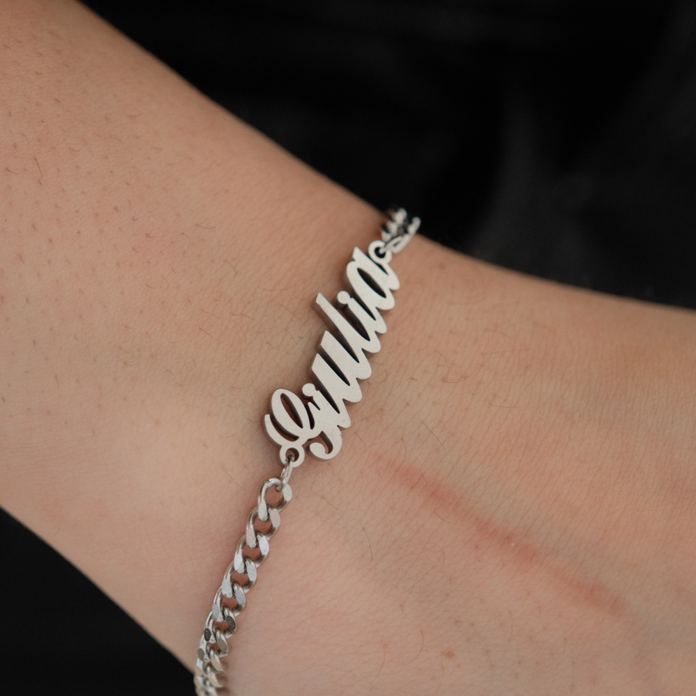 Bracciale Essenziale Nome Personalizzato