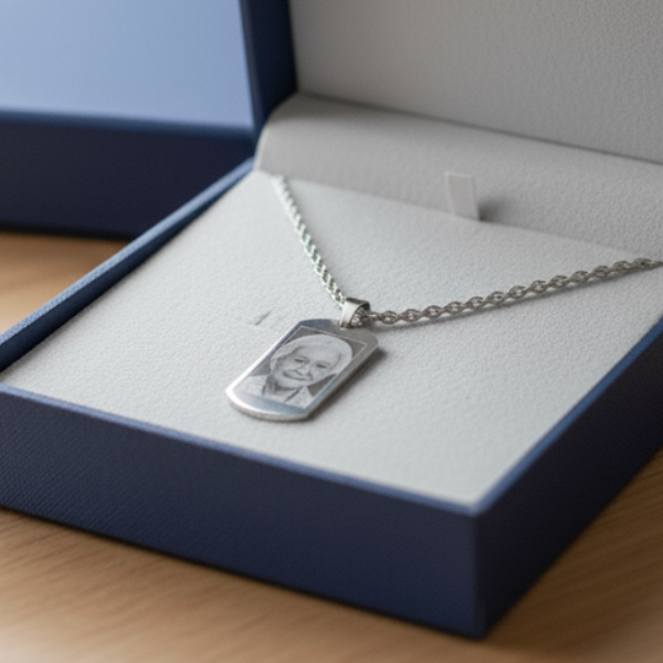 Collana Memory Foto Incisa