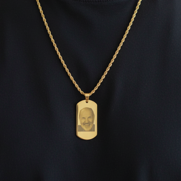 Collana Memory Foto Incisa