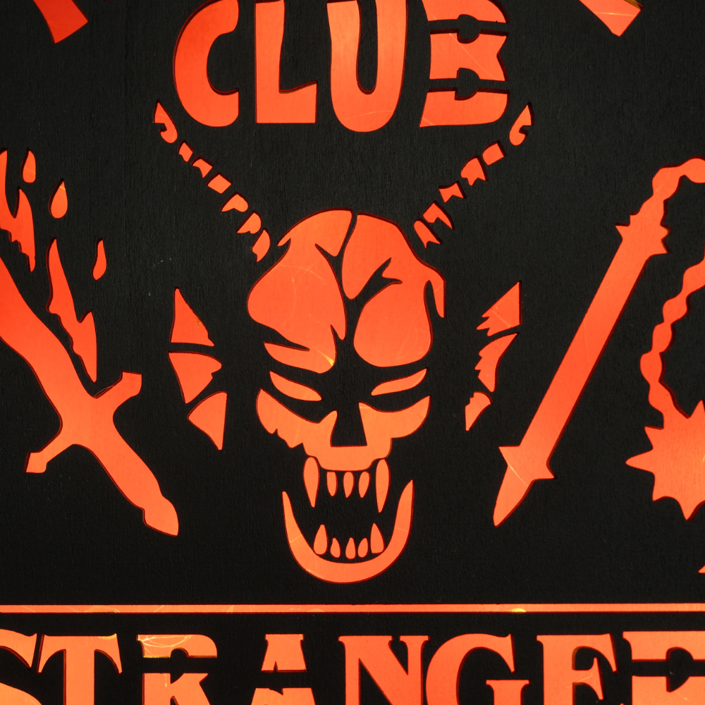 Lampada HELLFIRE Fan Art - Stranger Things