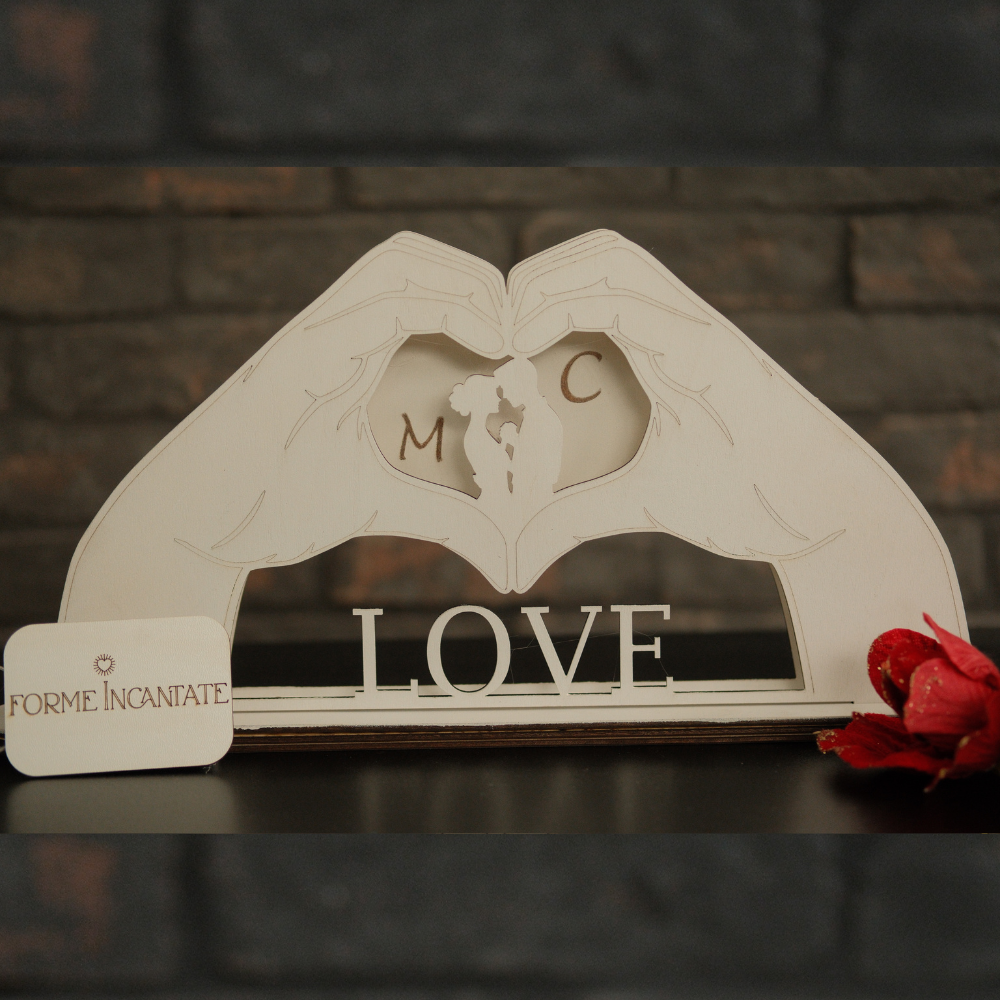 Lampada Promessa D'Amore Personalizzata