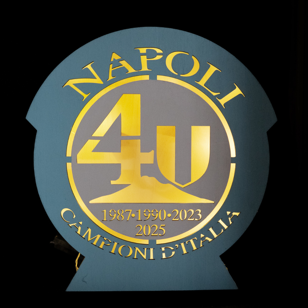 Lampada Partenope Celebrativa 4° Scudetto