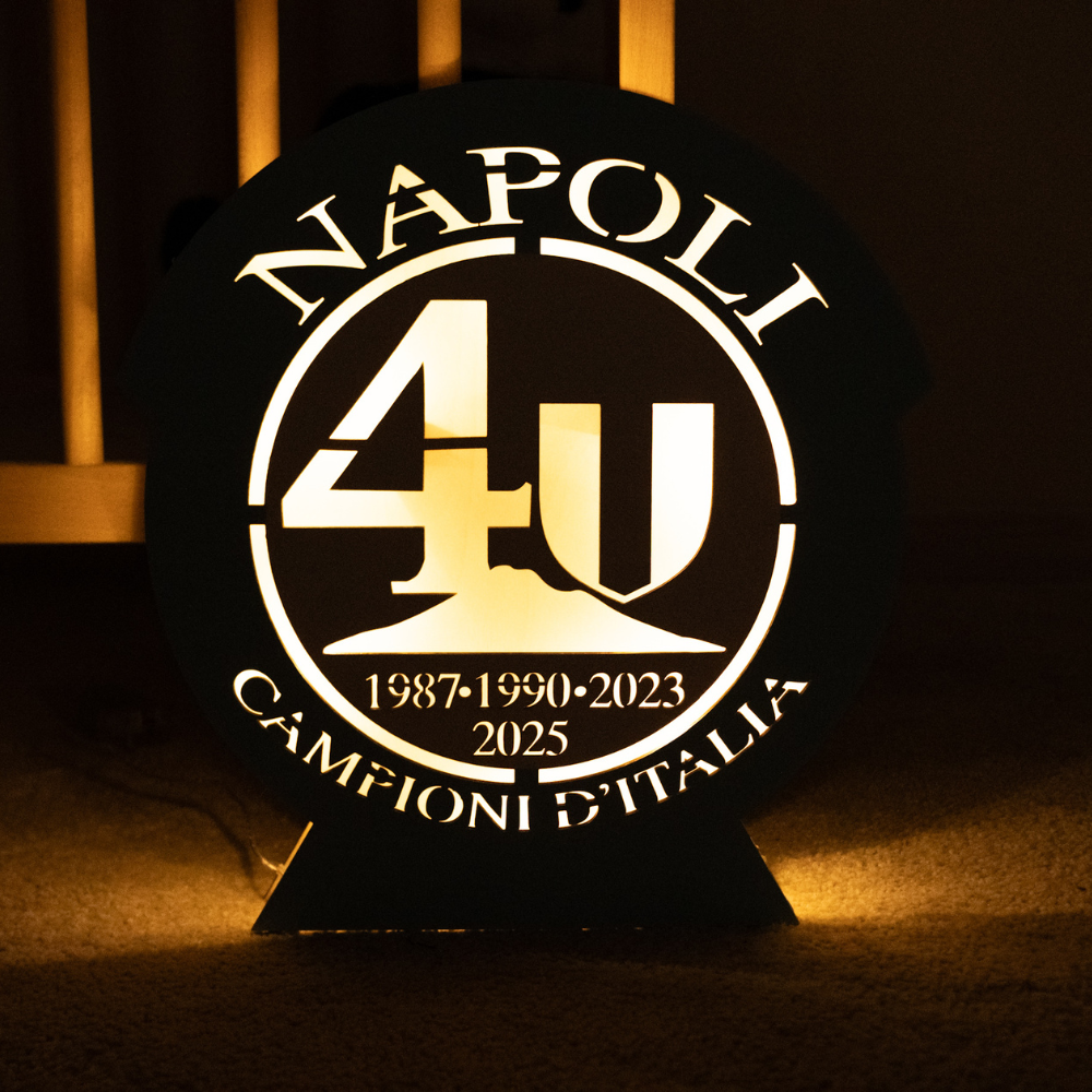 Lampada Partenope Celebrativa 4° Scudetto