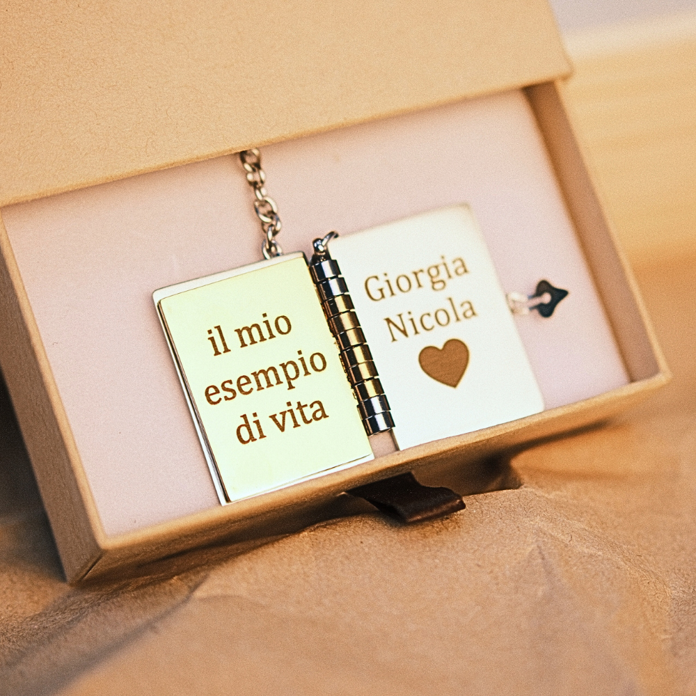 Portachiavi Book ~ Al mio papà...