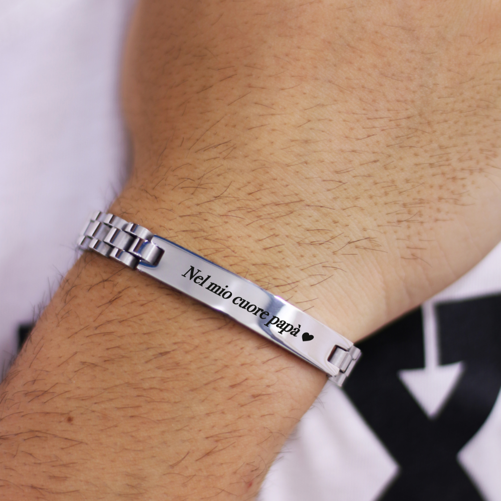 Bracciale Personalizzato Maglia Orologio Luxury