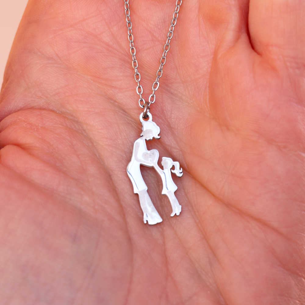 Collana Dono D'Amore "Mamma e Figli"