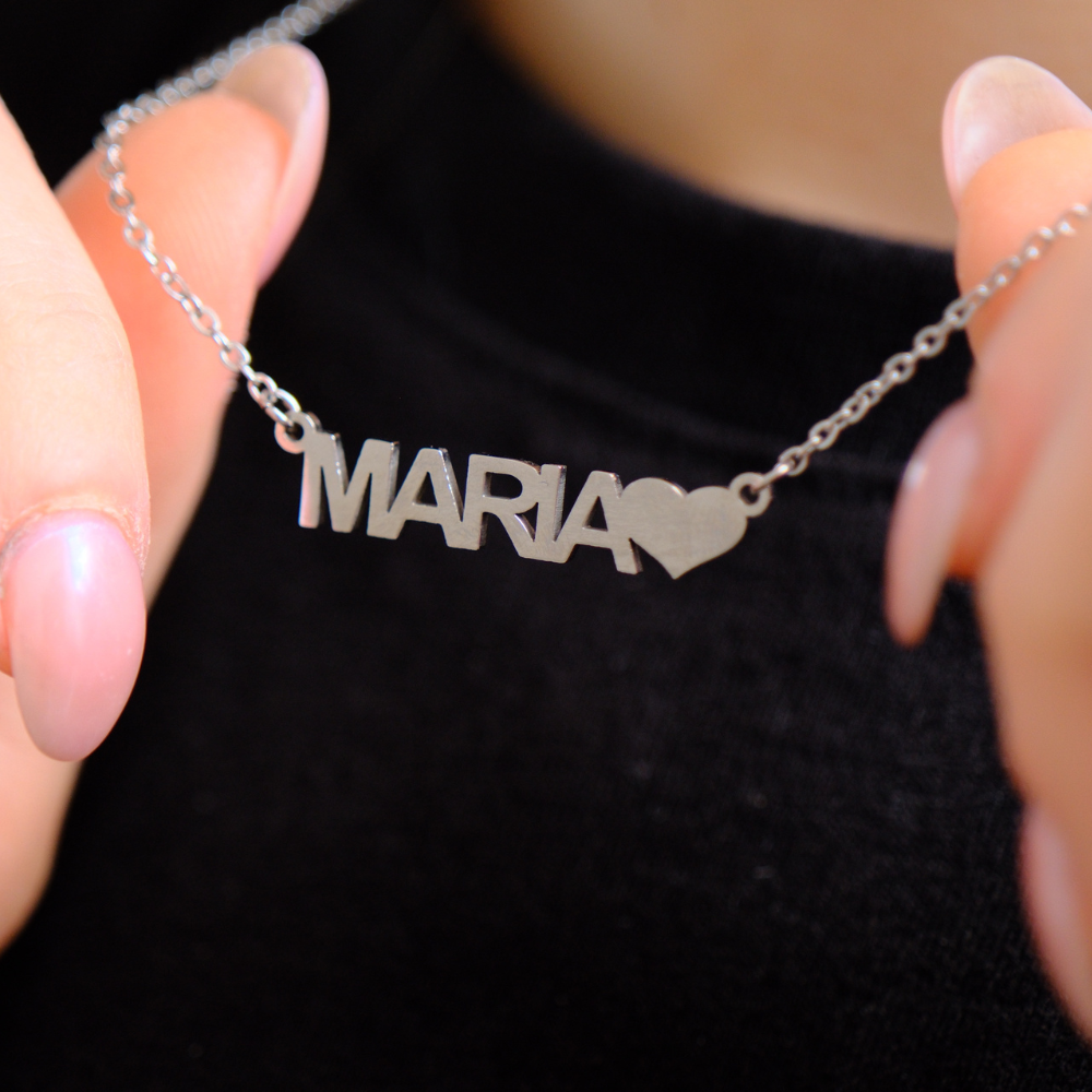 Collana Essenziale Nome Personalizzato