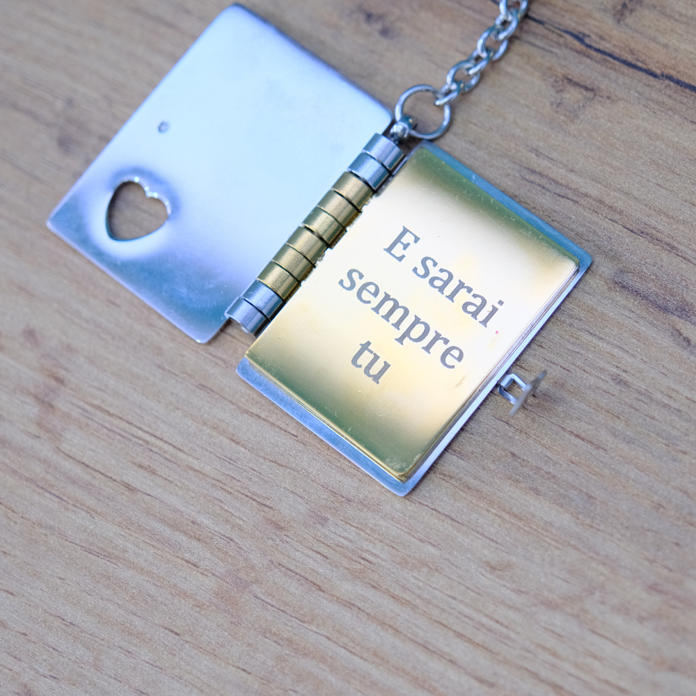 Portachiavi/Collana Book Amore