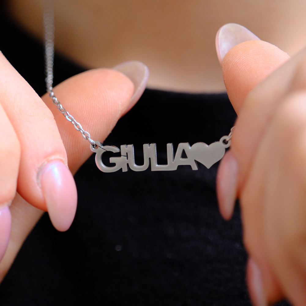 Collana Essenziale Nome Personalizzato