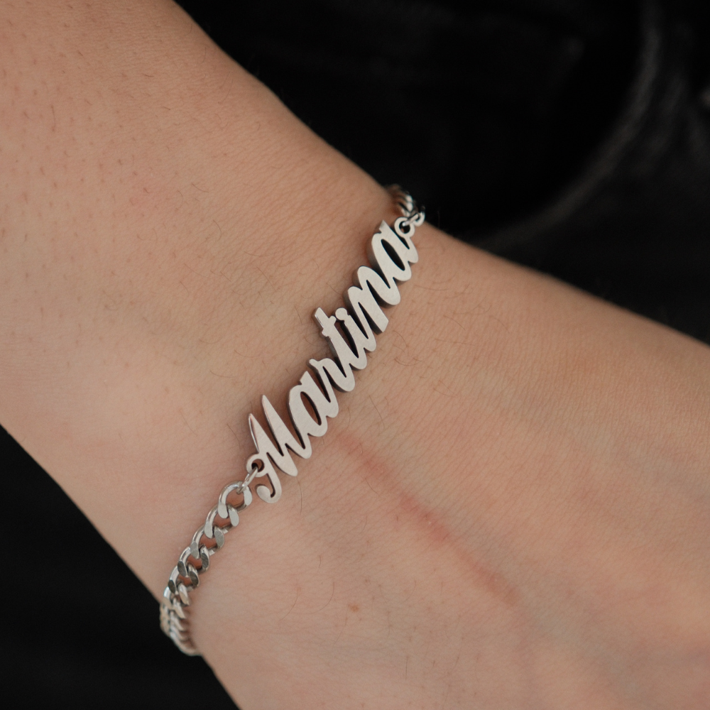 Bracciale Essenziale Nome Personalizzato