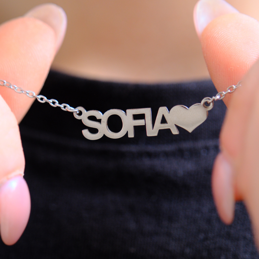 Collana Essenziale Nome Personalizzato