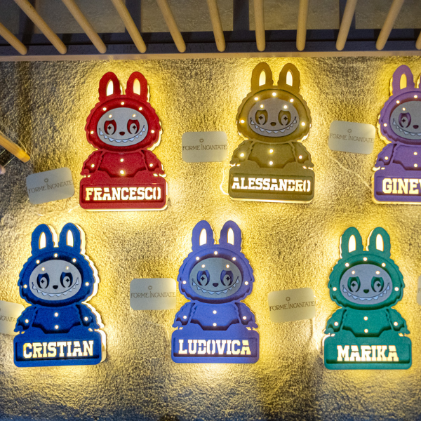 Lampada Coniglietto con Nome Personalizzato