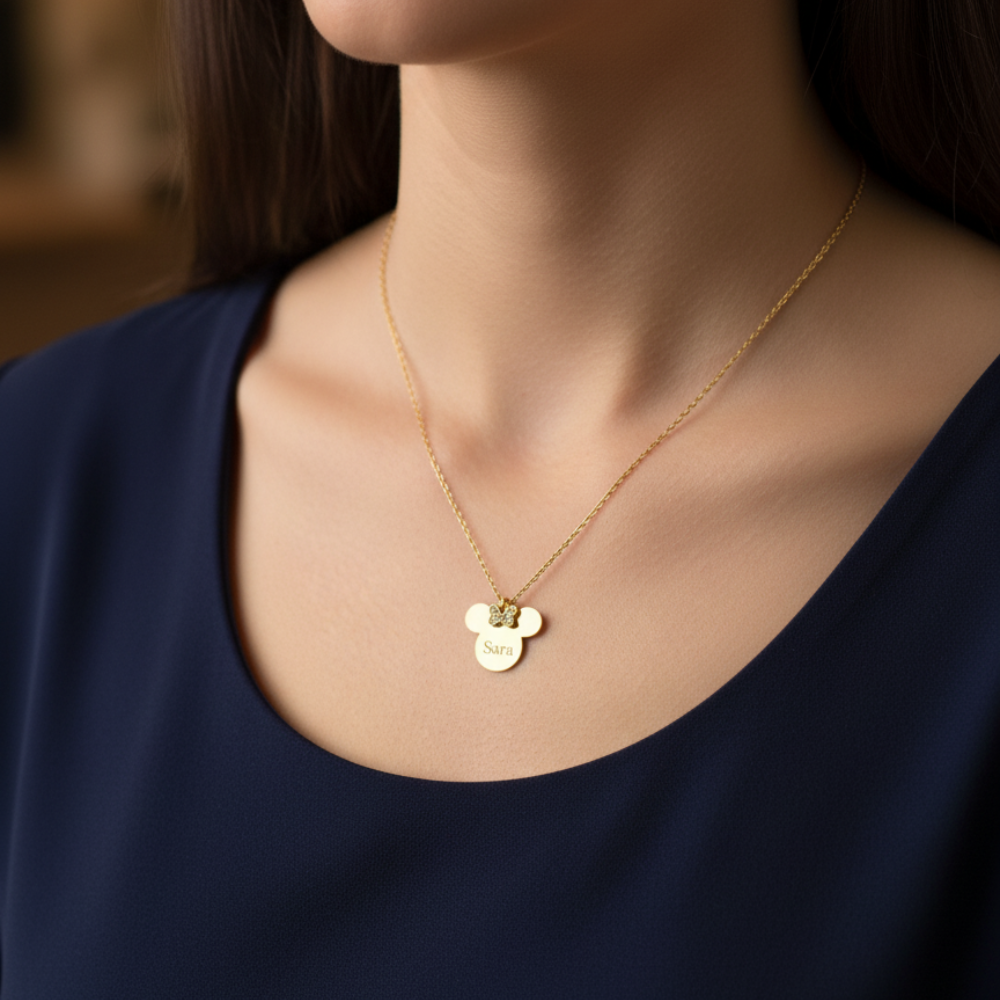 Collana Tema Minnie Personalizzata