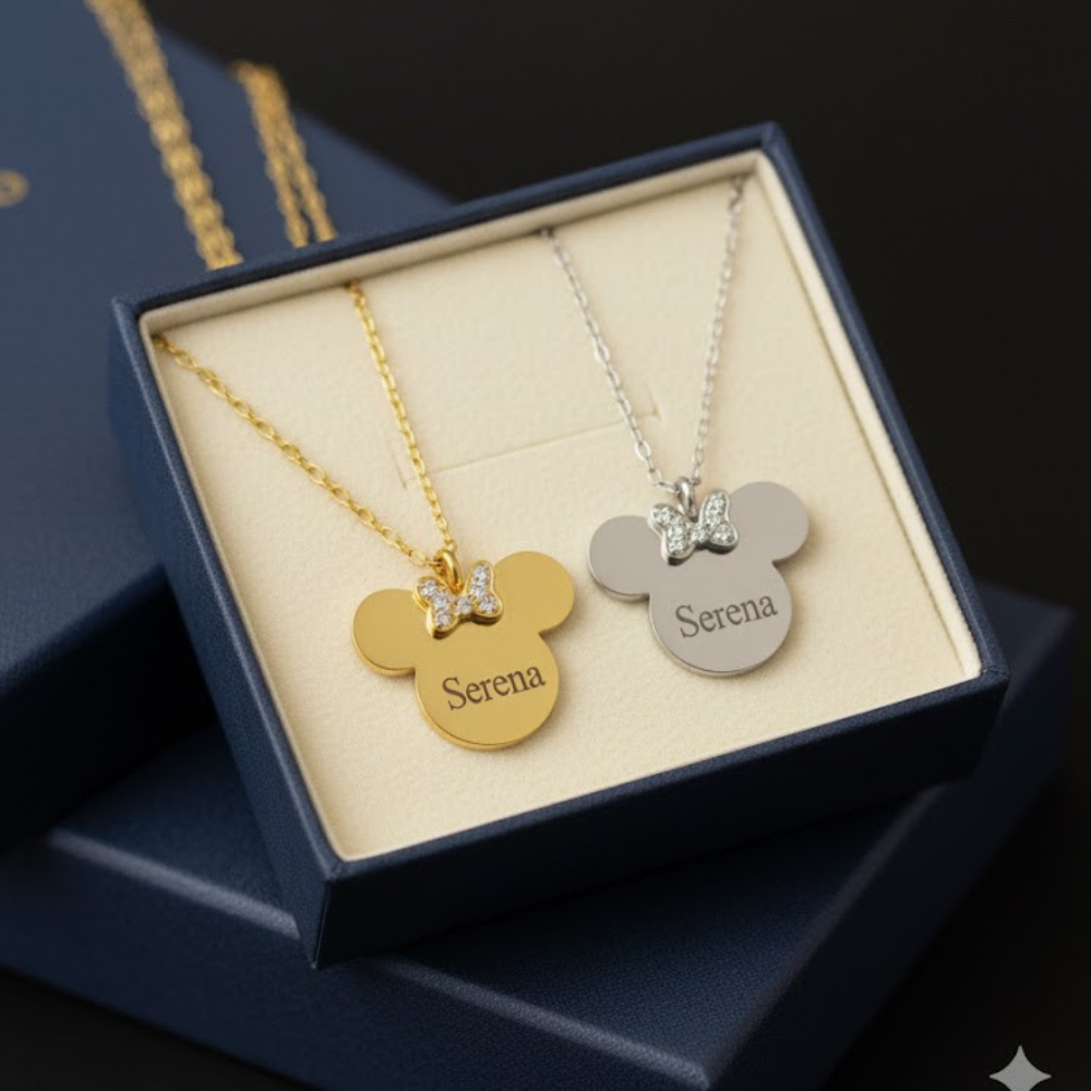 Collana Tema Minnie Personalizzata
