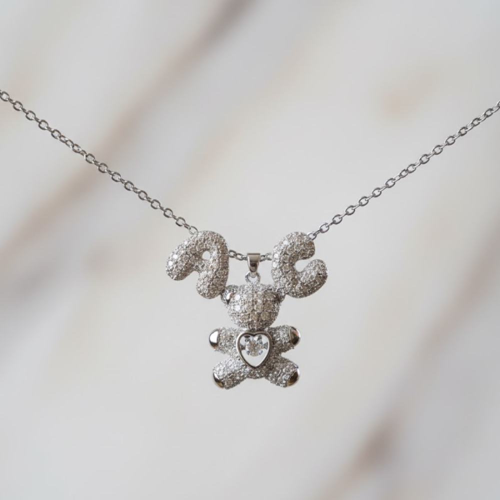 Collana Teddy Mamy Lettere Personalizzate