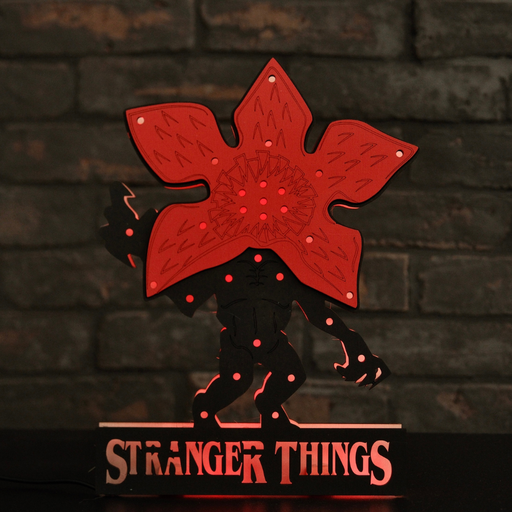 Lampada Demogorgone Fan Art - Stranger Things