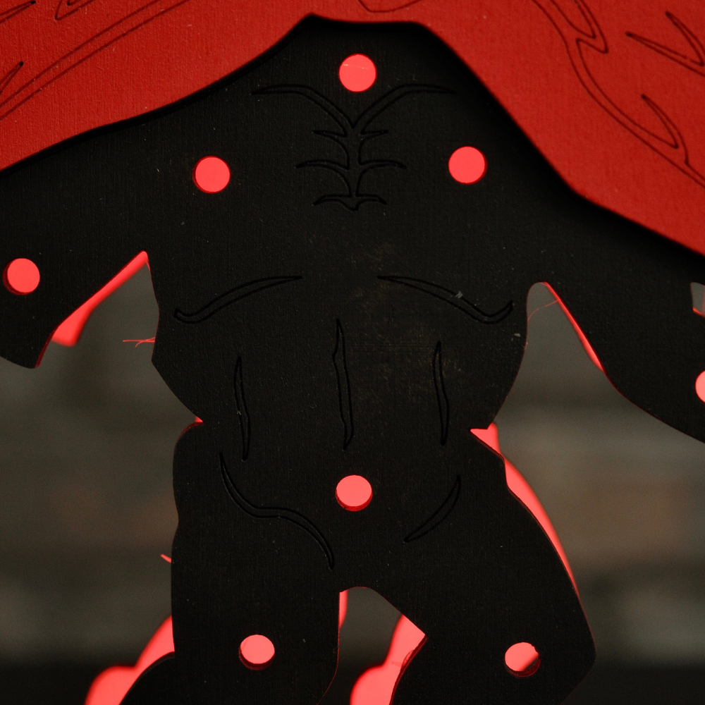 Lampada Demogorgone Fan Art - Stranger Things