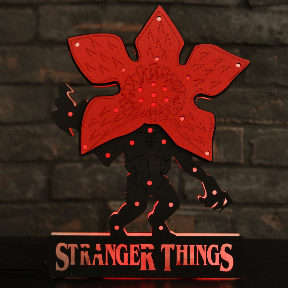 Lampada Demogorgone Fan Art - Stranger Things