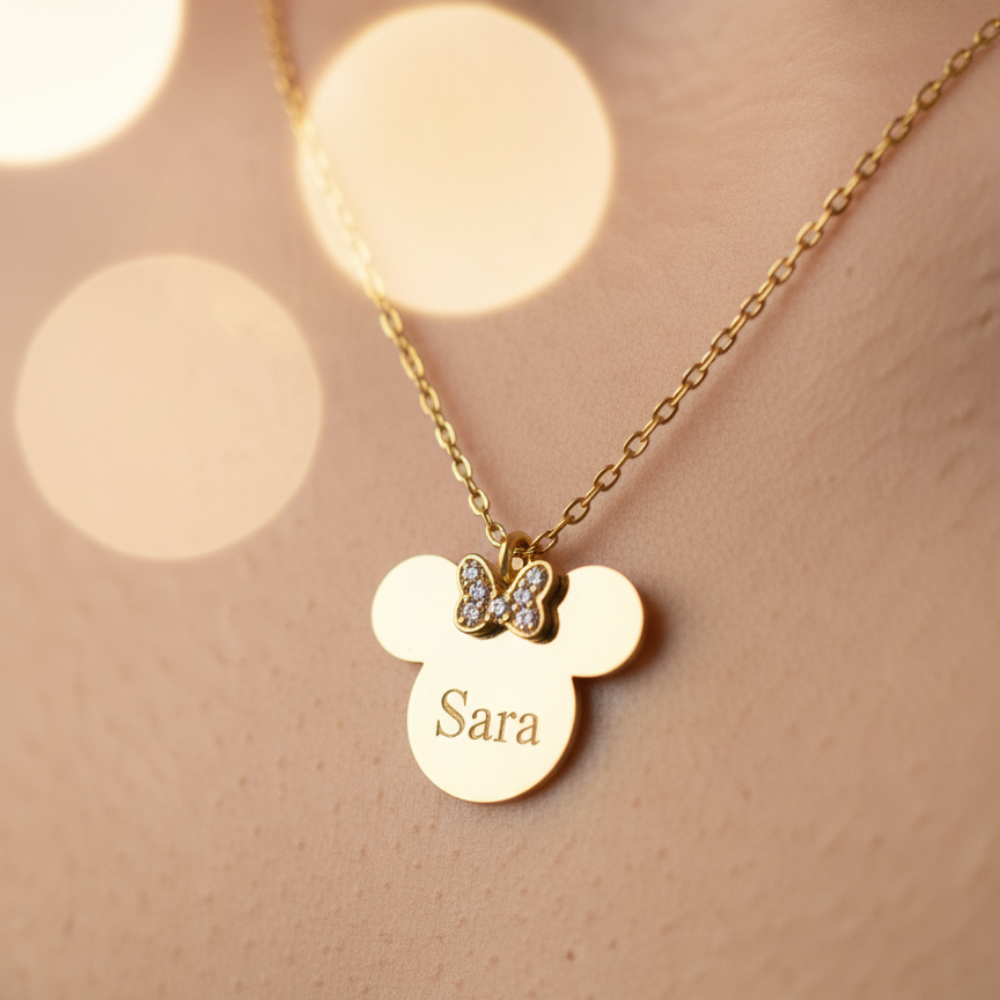 Collana Tema Minnie Personalizzata