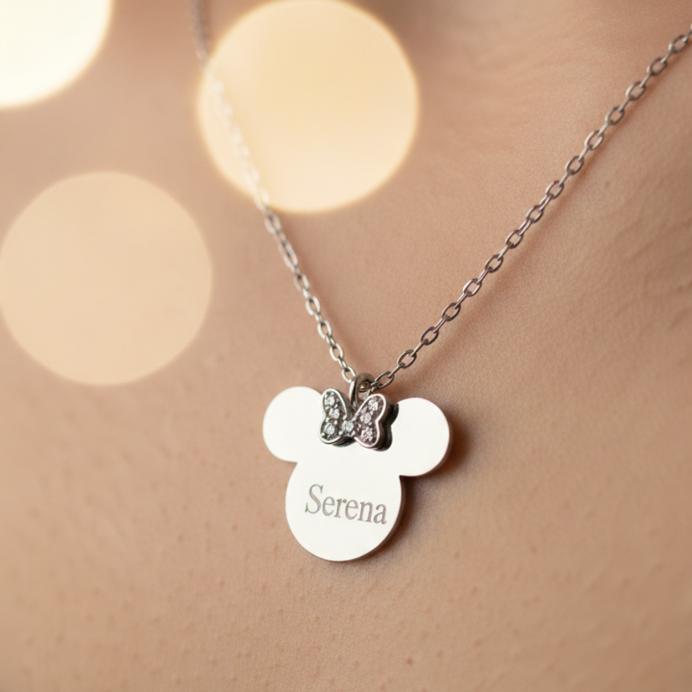 Collana Tema Minnie Personalizzata