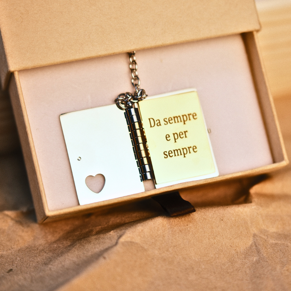 Portachiavi Book ~ Da sempre per sempre...