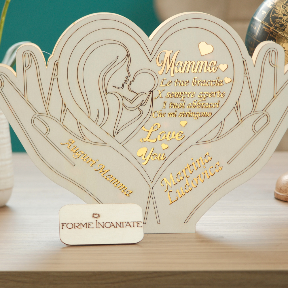 Lampada "Cuore di Mamma"