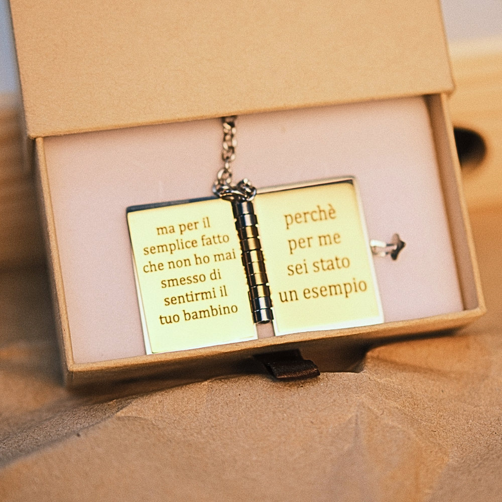 Portachiavi Book ~ Al mio papà...