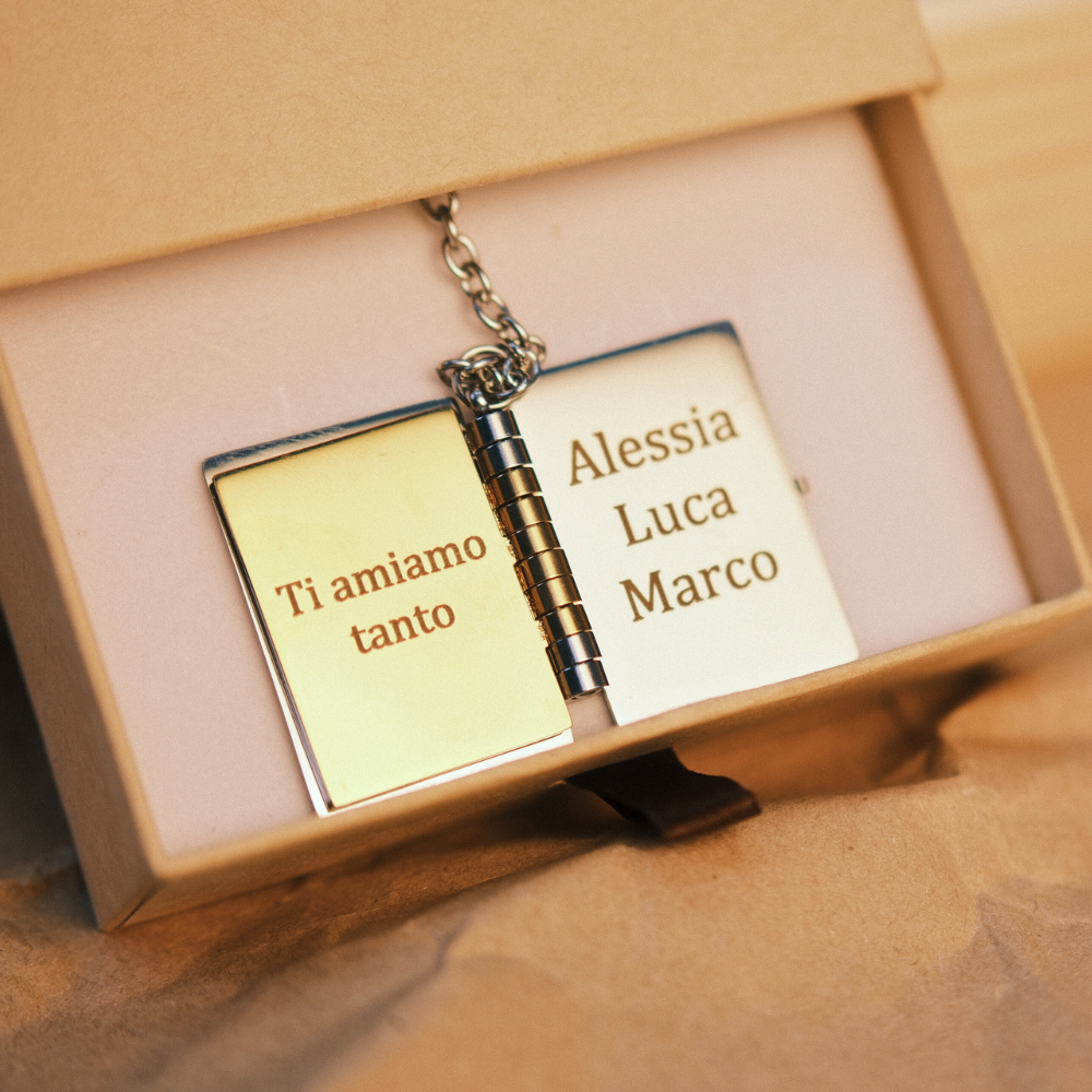 Portachiavi Book ~ Da sempre per sempre...