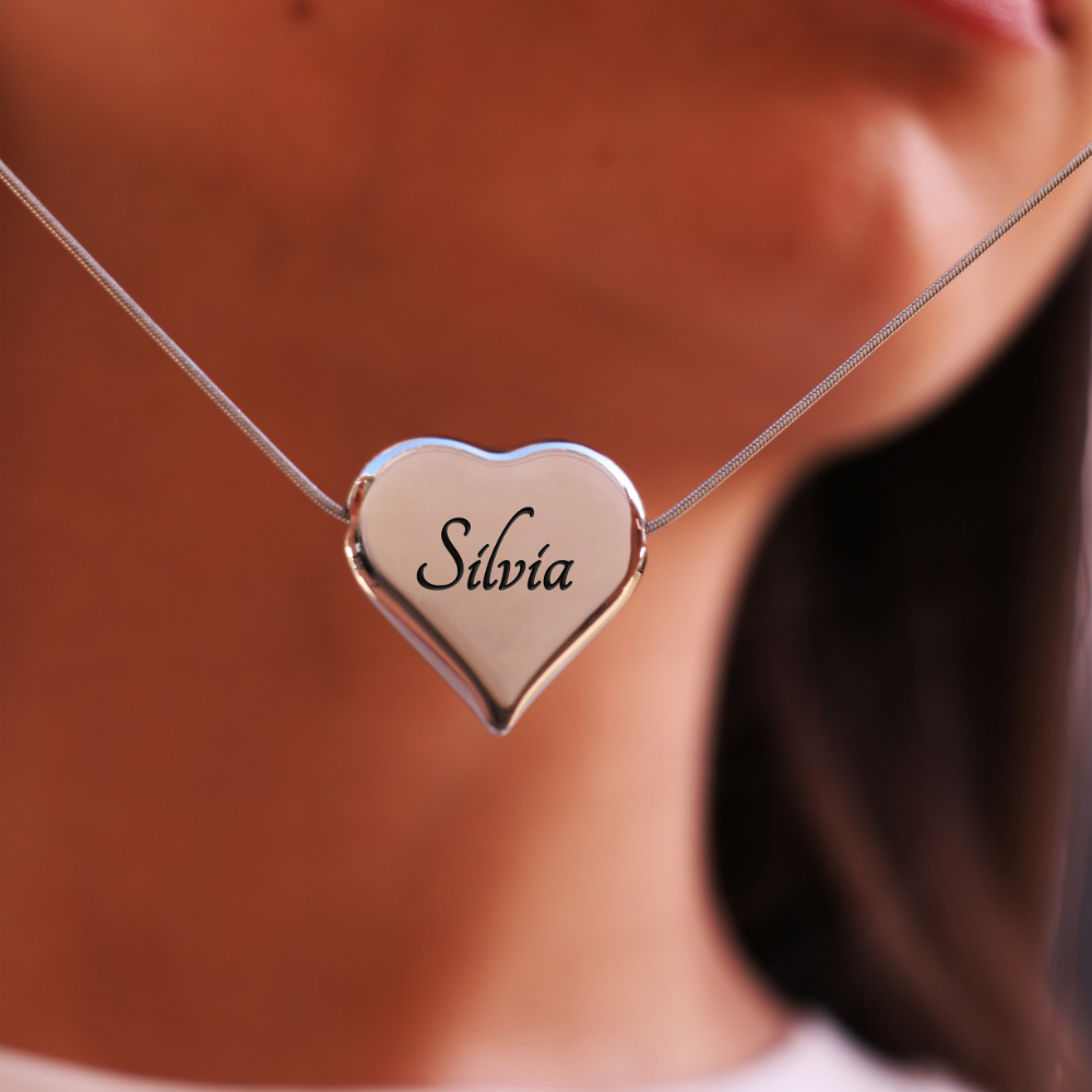 Collana Cuore Mio Con Incisione Personalizzata